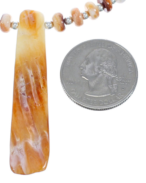Genuine Sterling Silver Oyster Shell Bead Necklace MX121591